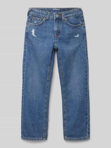 Tom Tailor Low Waist Straight Fit Jeans aus reiner Baumwolle in Blau, ...