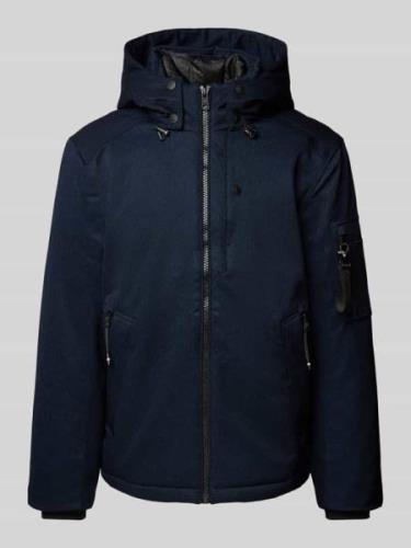 Tom Tailor Gepolsterte Jacke mit abnehmbarer Kapuze in Jeansoptik in M...