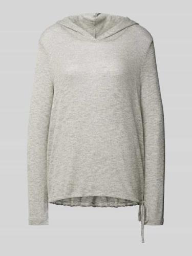 Tom Tailor Loose Fit Hoodie aus Mouline-Garn in Beige, Größe L