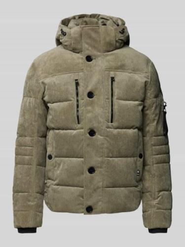 Tom Tailor Regular Fit Pufferjacke mit abnehmbarer Kapuze in Mint, Grö...