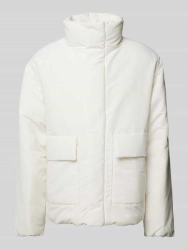 HUGO Jacke mit Stehkragen Modell 'Brandly' in Offwhite, Größe L