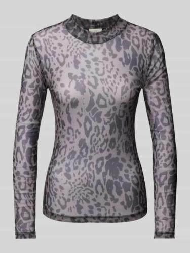 Kaffe Longsleeve mit Rundhalsausschnitt Modell 'johanne' in Hellbraun,...