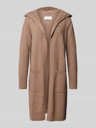 Armedangels Longcardigan mit Kapuze Modell 'WARMAA' in Beige, Größe L