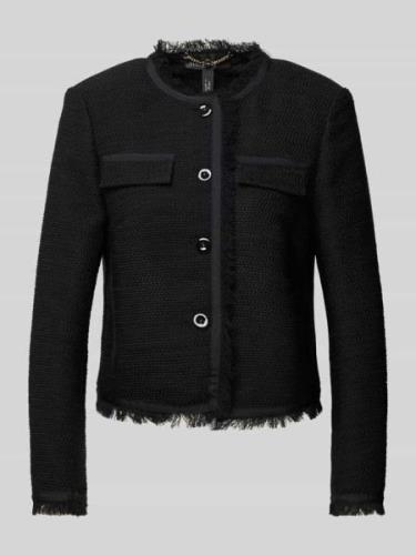 Marc Cain Blazer mit Fransen in Black, Größe 40