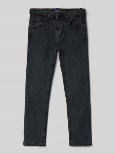 Blue Seven Slim Fit Jeans im 5-Pocket-Design in Black, Größe 104