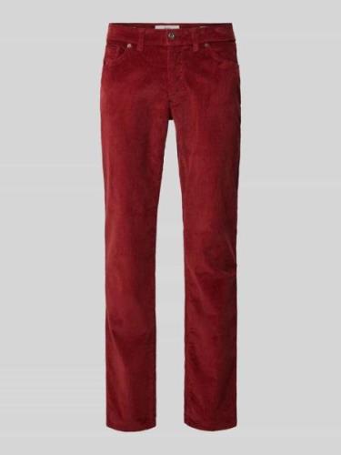 Brax Cordhose mit 5-Pocket-Design Modell 'CADIZ' in Rot, Größe 32/30