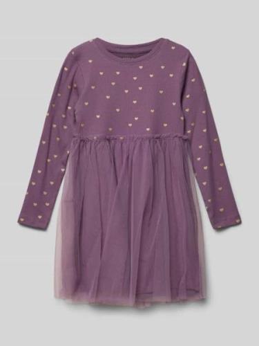 Name It Kleid mit Tüll  Modell 'MINI DOTS' in Mauve, Größe 104