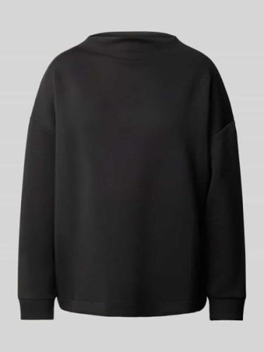 Fynch-Hatton Sweatshirt mit Stehkragen in Black, Größe L