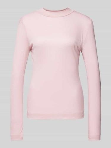 Someday Longsleeve mit Stehkragen Modell 'Kejandra' in Rosa, Größe 36