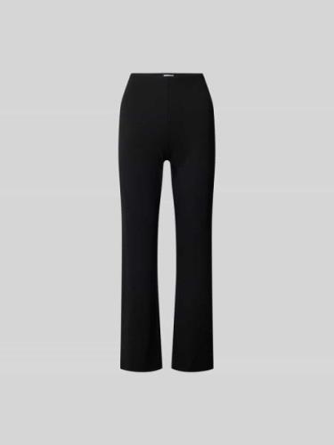 Filippa K Flared Stoffhose mit elastischem Bund in Black, Größe XL