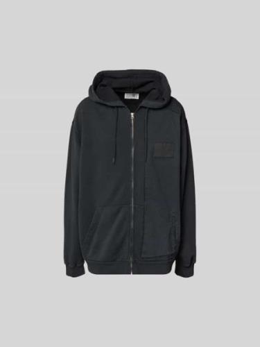 MM6 Maison Margiela Sweatjacke mit Kapuze in Black, Größe L