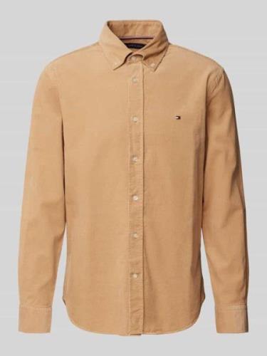 Tommy Hilfiger Regular Fit Cordhemd mit Button-Down-Kragen Modell 'SOL...