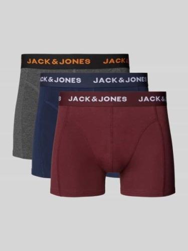 Jack & Jones Trunks mit Teilungsnähten Modell 'BLACK FRIDAY' im 3er-Pa...