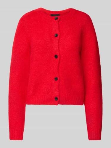 Vero Moda Regular Fit Strickjacke mit Wollanteil und Knopfleiste Model...