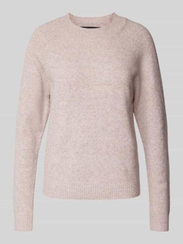 Vero Moda Regular Fit Strickpullover in Melange Modell 'DOFFY' in Hell...