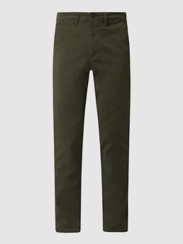 SELECTED HOMME Slim Fit Chino mit Bio-Baumwolle Modell 'Miles' in Oliv...