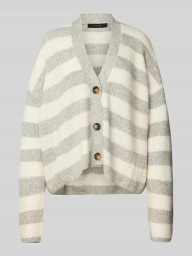 Vero Moda Relaxed Fit Strickjacke mit Streifenmuster Modell 'NATHALIE'...