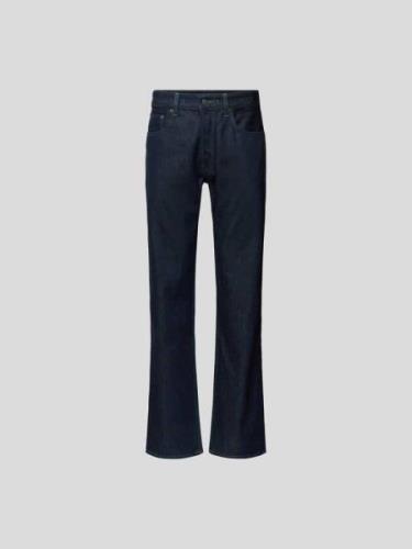 Jacquemus Bootcut Jeans mit Label-Patch in Marine, Größe 29