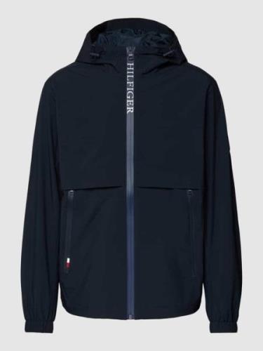 Tommy Hilfiger Regenjacke mit Label-Details in Marine, Größe S