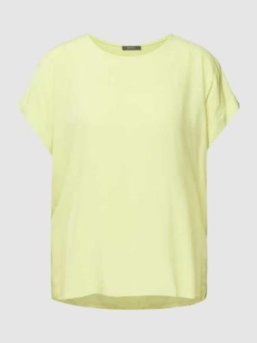 Montego Blusenshirt aus reiner Viskose mit Kellerfalte in Neon Gruen, ...