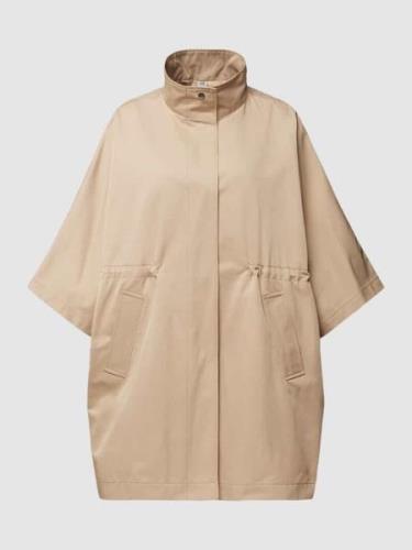 CINQUE Cape mit Stehkragen Modell 'JELISA' in Beige, Größe S/M