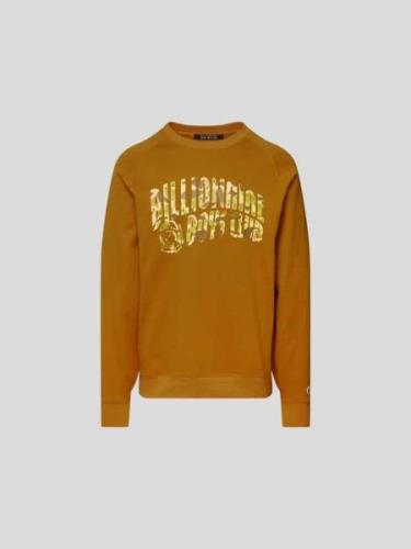 Billionaire Boys Club Sweatshirt mit Label-Details in Terra, Größe L