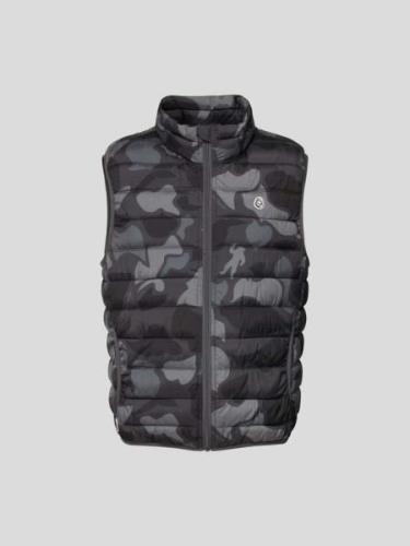 Billionaire Boys Club Steppweste mit Camouflage-Muster in Black, Größe...