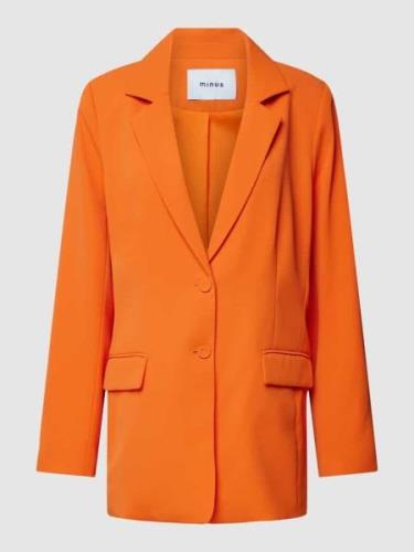 Minus Blazer mit Reverskragen in Orange, Größe 36