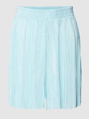 EDITED Shorts mit Plisseefalten Modell 'Mara' in Aqua, Größe 34