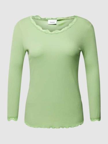 Fransa Plus PLUS SIZE Longsleeve mit Rippenstruktur Modell 'Zamond' in...