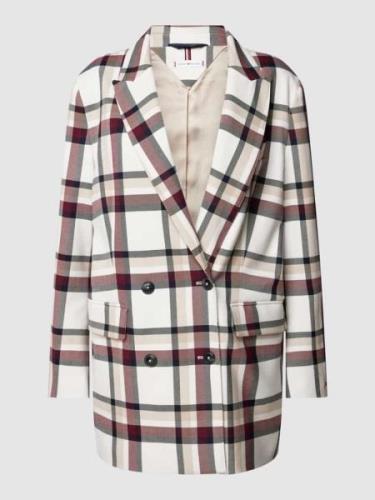 Tommy Hilfiger Blazer mit Karomuster Modell 'GLOBAL STRIPE CHECK' in S...