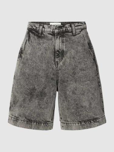 Blanche Jeansshorts mit Label-Patch in Black, Größe 34