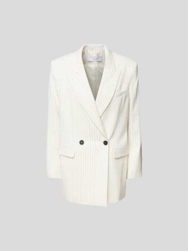 Iro Blazer mit Nadelstreifen in Offwhite, Größe 34