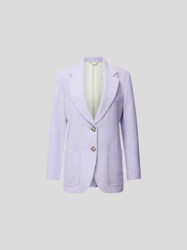 Victoria Beckham Blazer mit Reverskragen in Lavender, Größe 36