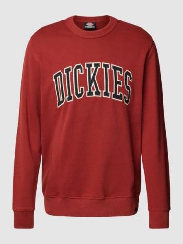 Dickies Sweatshirt mit Label-Stitching Modell 'AITKIN' in Bordeaux, Gr...