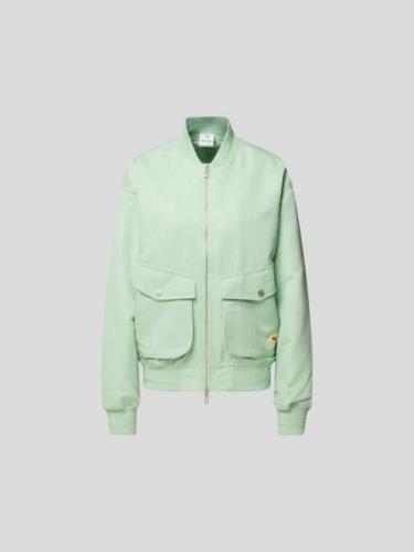 Puma Bomberjacke  mit Pattentaschen in Mint, Größe L