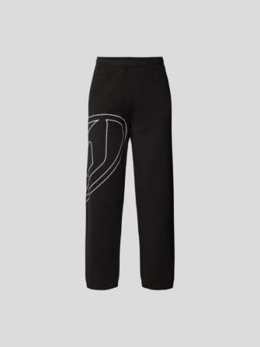 Diesel Sweatpants mit Label-Stitching in Black, Größe XL