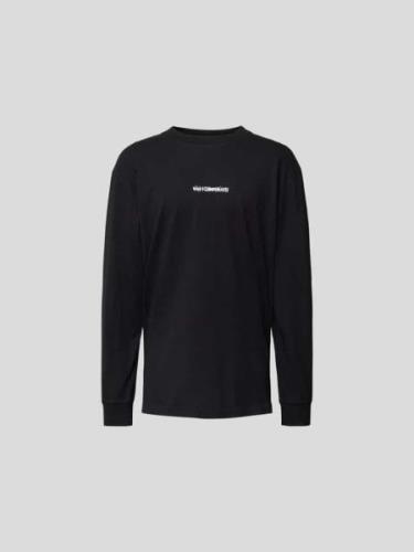 HAN Kjobenhavn Longsleeve aus reiner Bio-Baumwolle in Black, Größe L