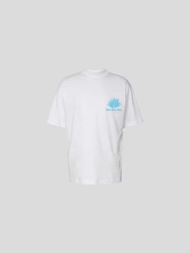 Blue Sky Inn T-Shirt mit Label-Print in Weiss, Größe L