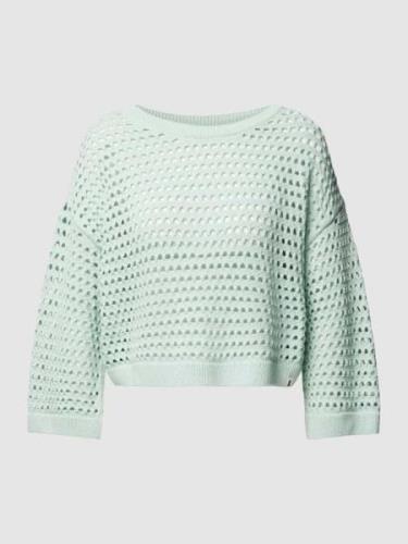 Armedangels Cropped Strickpullover Modell 'MAARISOLS' in Mint, Größe L