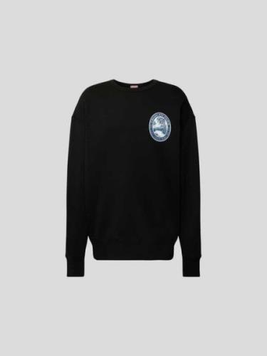 Kenzo Sweatshirt mit Label-Print in Black, Größe S