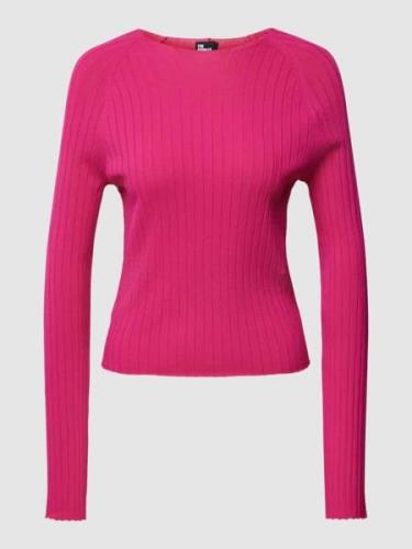 THE KOOPLES Longsleeve mit Rundhalsausschnitt in Pink, Größe 34