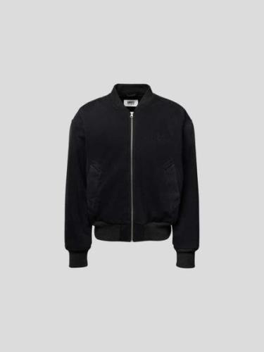 MM6 Maison Margiela Bomberjacke im Denim-Look in Black, Größe XL