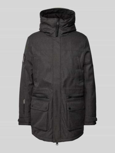 Superdry Parka mit Label-Stitching Modell 'City Tweed' in Black, Größe...