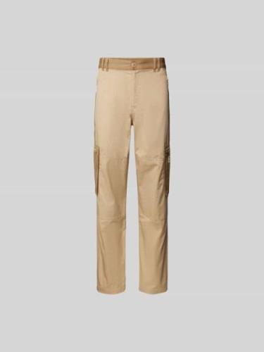 Kenzo Cargohose mit Label-Stitching in Beige, Größe L