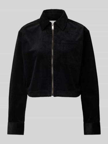 Armedangels Cropped Jacke mit Reißverschluss Modell 'SAEDAA' in Black,...