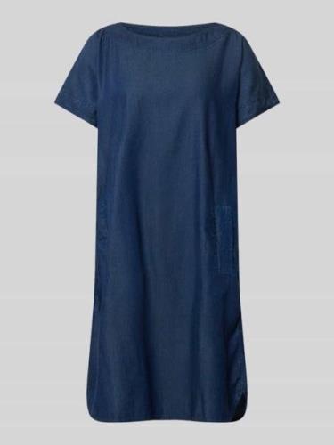 Christian Berg Woman Knielanges Kleid in Denim-Optik mit Eingrifftasch...