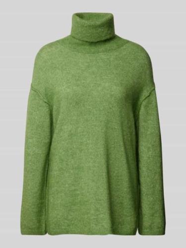 MSCH Copenhagen Strickpullover mit Rollkragen Modell 'Sistine' in Gras...