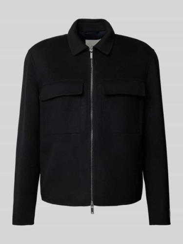 CK Calvin Klein Wolljacke mit Zweiwege-Reißverschluss in Black, Größe ...