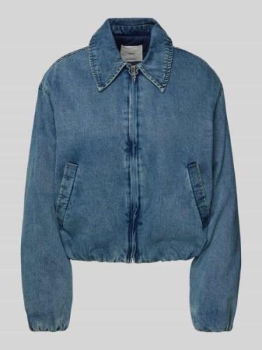 Mango Jeansjacke mit Umlegekragen Modell 'IRENE' in Jeansblau, Größe L